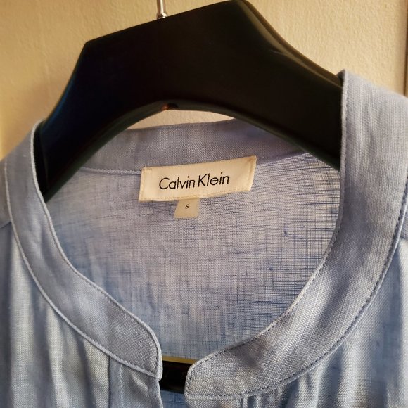 CALVIN KLEIN Linen Blouse - Picture 7 of 7